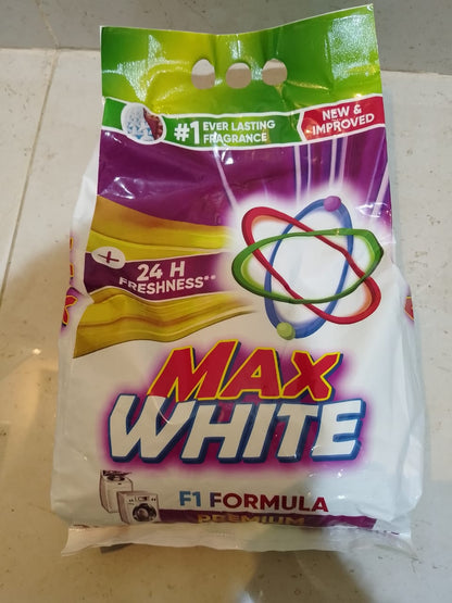 3KG MAX WHITE - Premium Automatic Detergent Powder