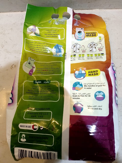 3KG MAX WHITE - Premium Automatic Detergent Powder