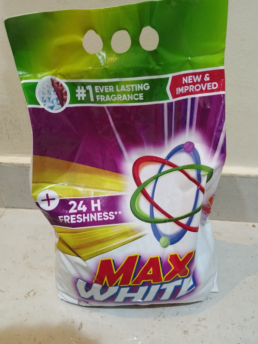 3KG MAX WHITE - Premium Automatic Detergent Powder