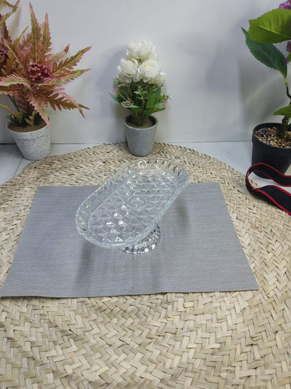 Glass Footed Stand for Cakes, Candies & Fruits