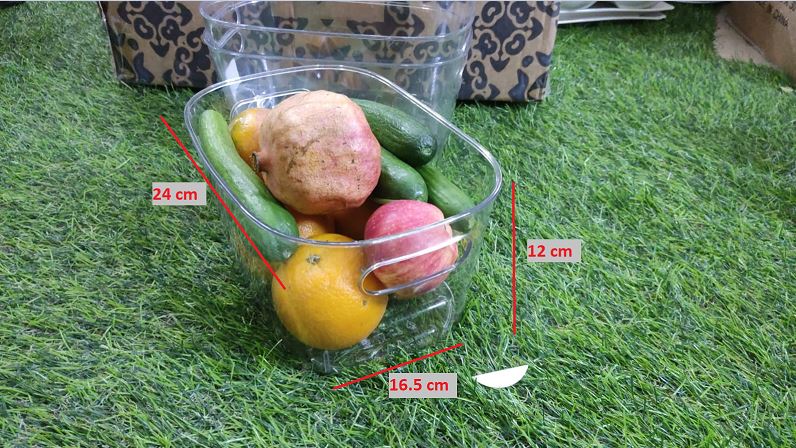 Transparent storage container styl2 - Diqqawi Plates