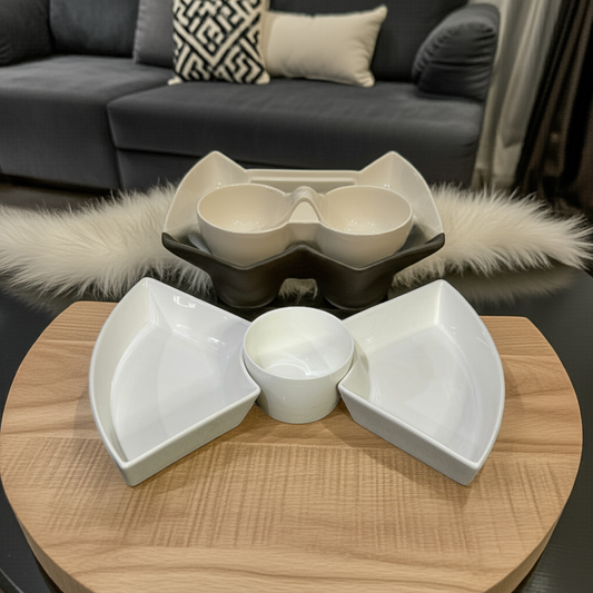 3pcs Porcelain Serving Set