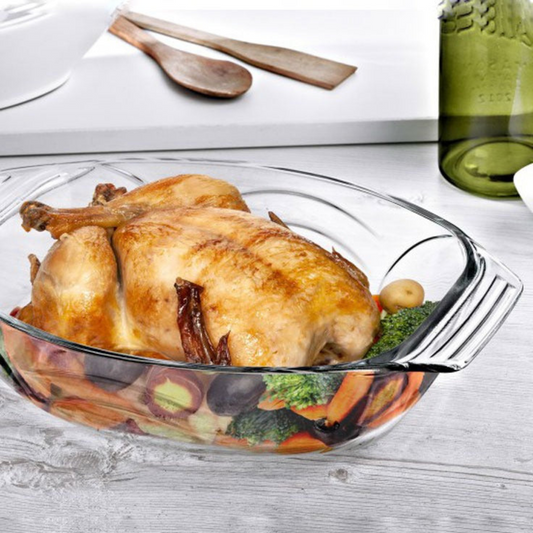 Glass Dish Rectangular Pan - Diqqawi Plates