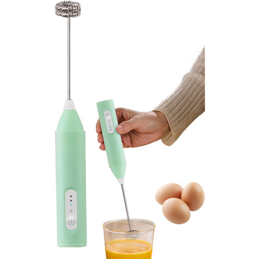 3-Speed Electric Milk Frother with 2 Whisks - Diqqawi Plates