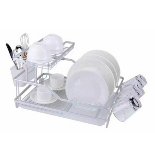 Aluminium Dish Drainer 2 Tier - Diqqawi Plates