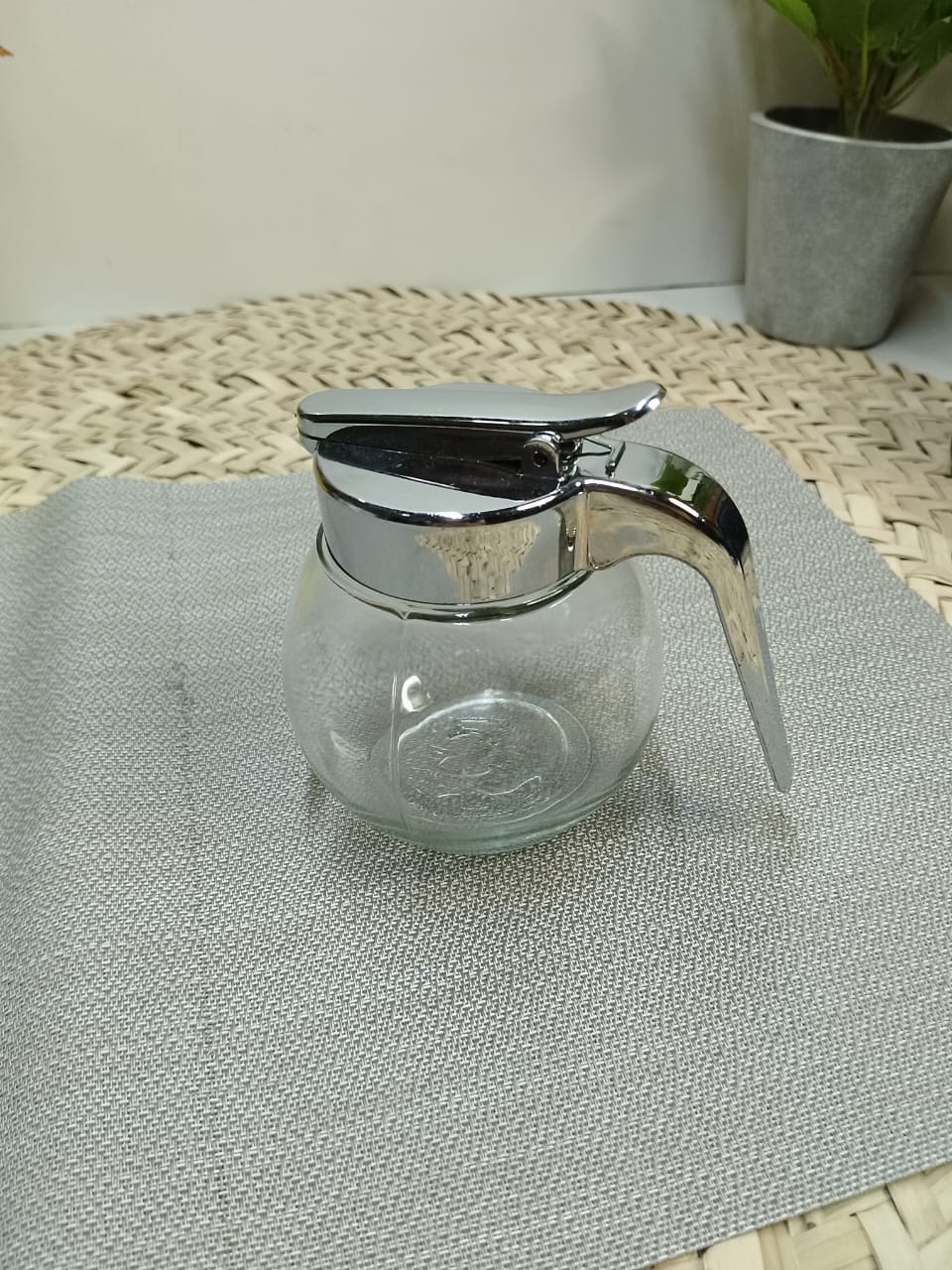 Glass Sugar Oil Milk Pot 280ML