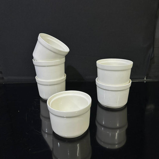 Stylish White Bowl - (styl-18) - Diqqawi Plates