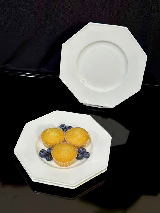 Hexagonal porcelain plate - Diqqawi Plates
