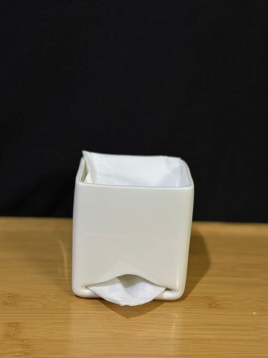 Porcelain Tissue holder - Styl1 - Diqqawi Plates
