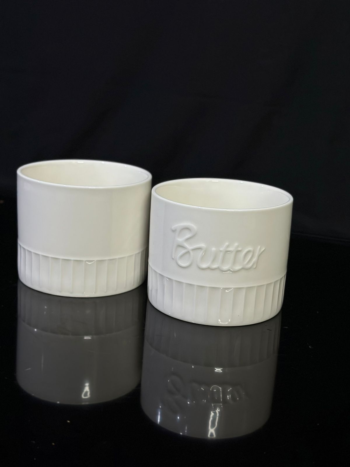 Medium Butter Bowl Container with Lid - Diqqawi Plates