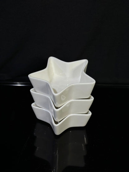 Porcelain Star Bowl 11x5 cm - Diqqawi Plates