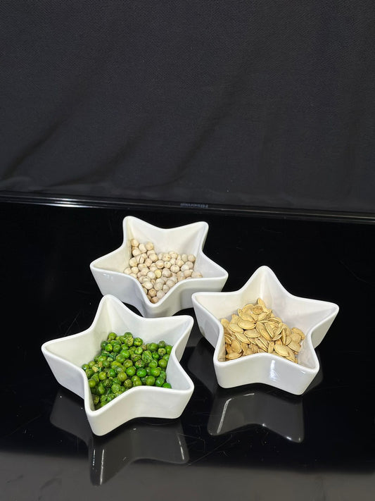 Porcelain Star Bowl 11x5 cm - Diqqawi Plates