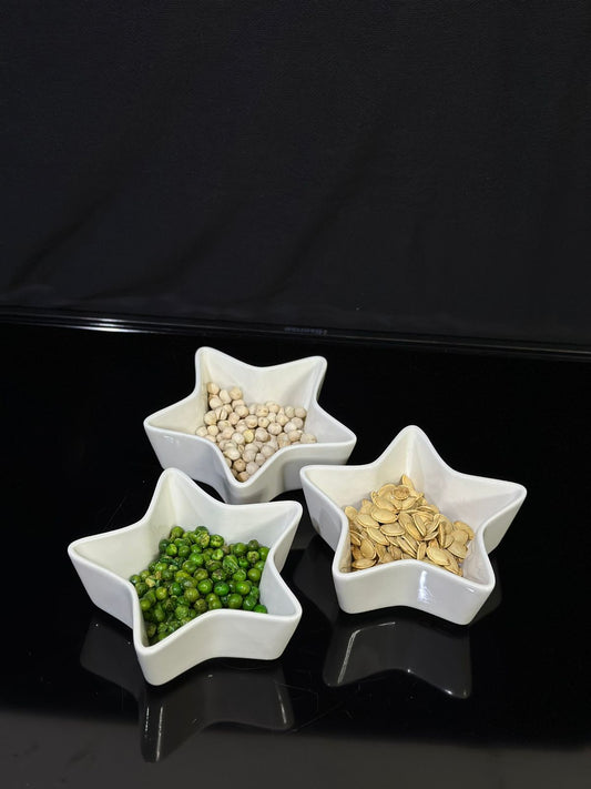 Porcelain Star Bowl 11x5 cm - Diqqawi Plates
