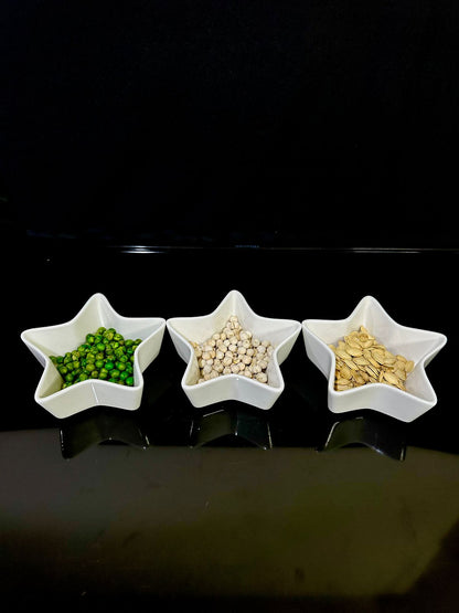 Porcelain Star Bowl 11x5 cm - Diqqawi Plates