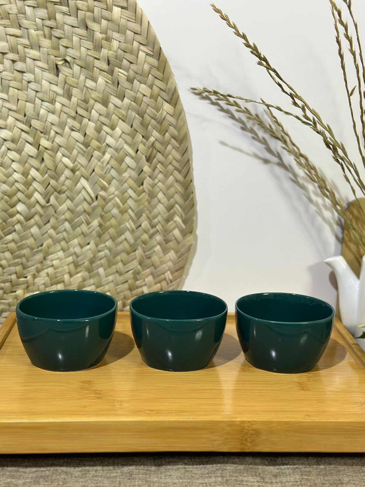 3 pcs set colored plate & bowls - Diqqawi Plates