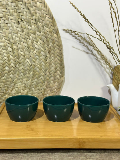 3 pcs set colored plate & bowls - Diqqawi Plates