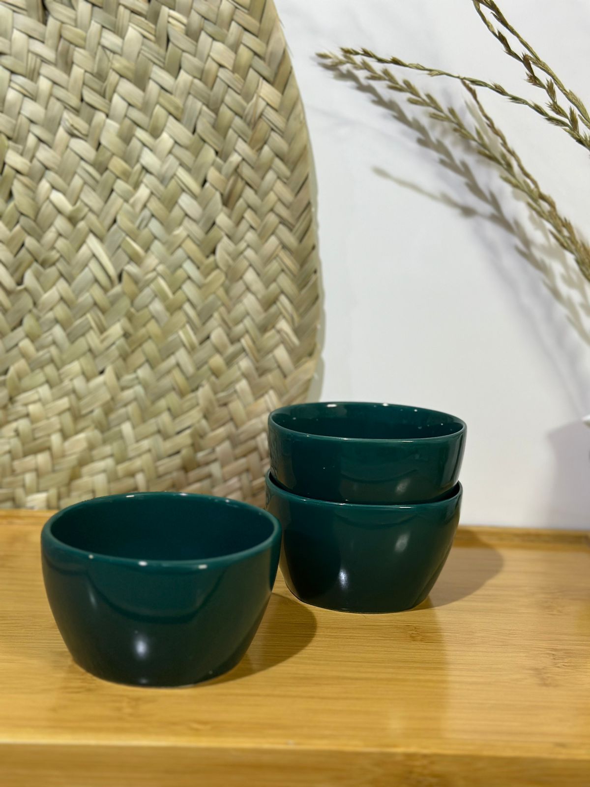 3 pcs set colored plate & bowls - Diqqawi Plates