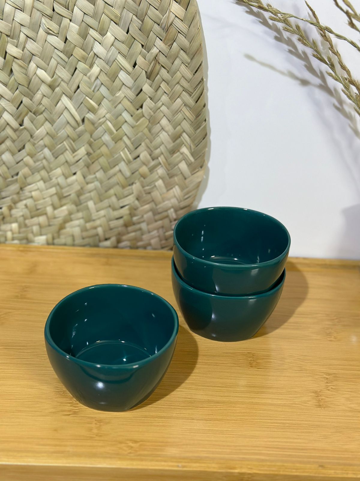 3 pcs set colored plate & bowls - Diqqawi Plates
