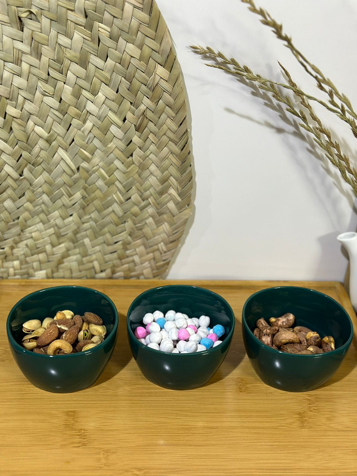 3 pcs set colored plate & bowls - Diqqawi Plates
