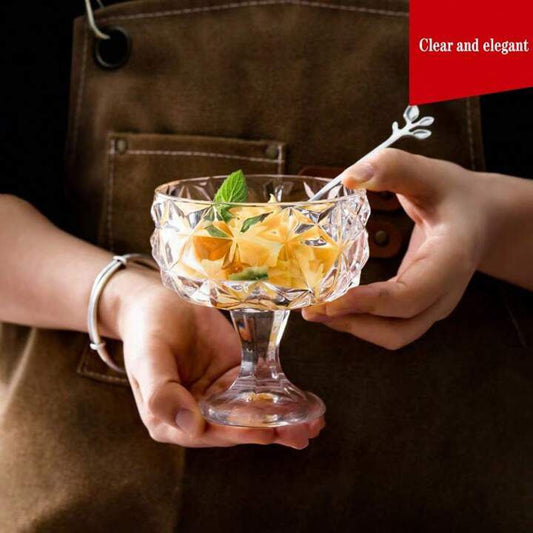 Glass Dessert Bowls 325ml - Diqqawi Plates