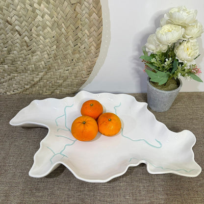Irregular Stylish Porcelain Serving Platter styl1 - Diqqawi Plates