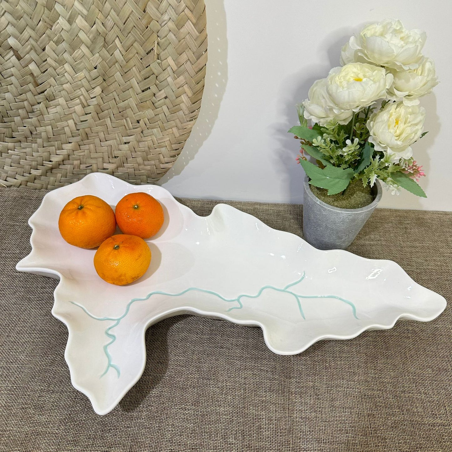 Irregular Stylish Porcelain Serving Platter styl2 - Diqqawi Plates