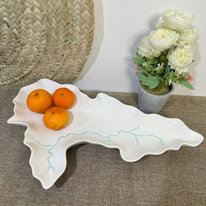 Irregular Stylish Porcelain Serving Platter styl2 - Diqqawi Plates