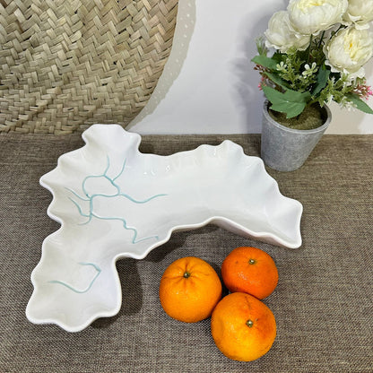 Irregular Stylish Porcelain Serving Platter styl2 - Diqqawi Plates