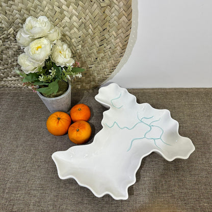 Irregular Stylish Porcelain Serving Platter styl5 - Diqqawi Plates