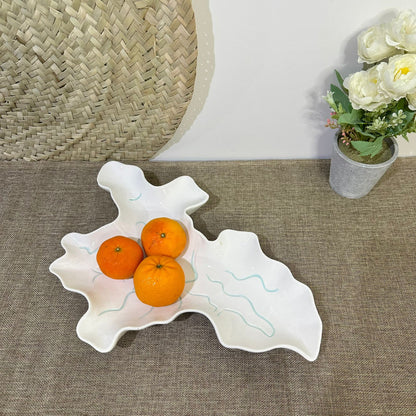Irregular Stylish Porcelain Serving Platter styl4 - Diqqawi Plates