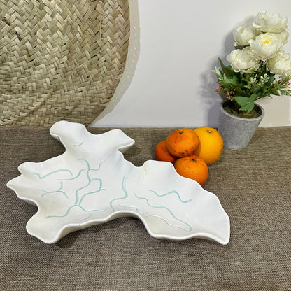 Irregular Stylish Porcelain Serving Platter styl4 - Diqqawi Plates