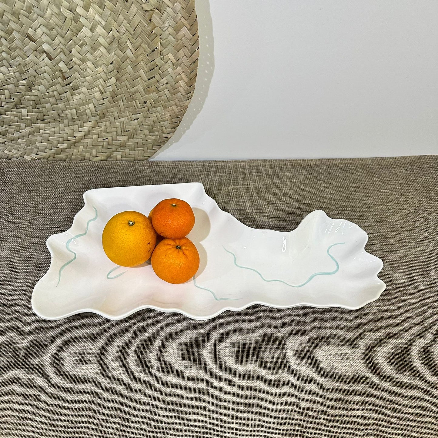 Irregular Stylish Porcelain Serving Platter styl3 - Diqqawi Plates