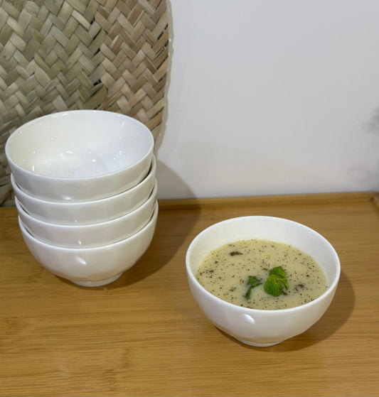 Luxury White Bowl for soup - Diqqawi Plates