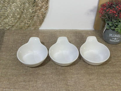 Small Stylish Porcelain Bowl 12x5cm - Diqqawi Plates