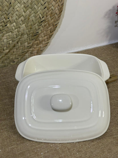 Large Porcelain container without Lid - Diqqawi Plates
