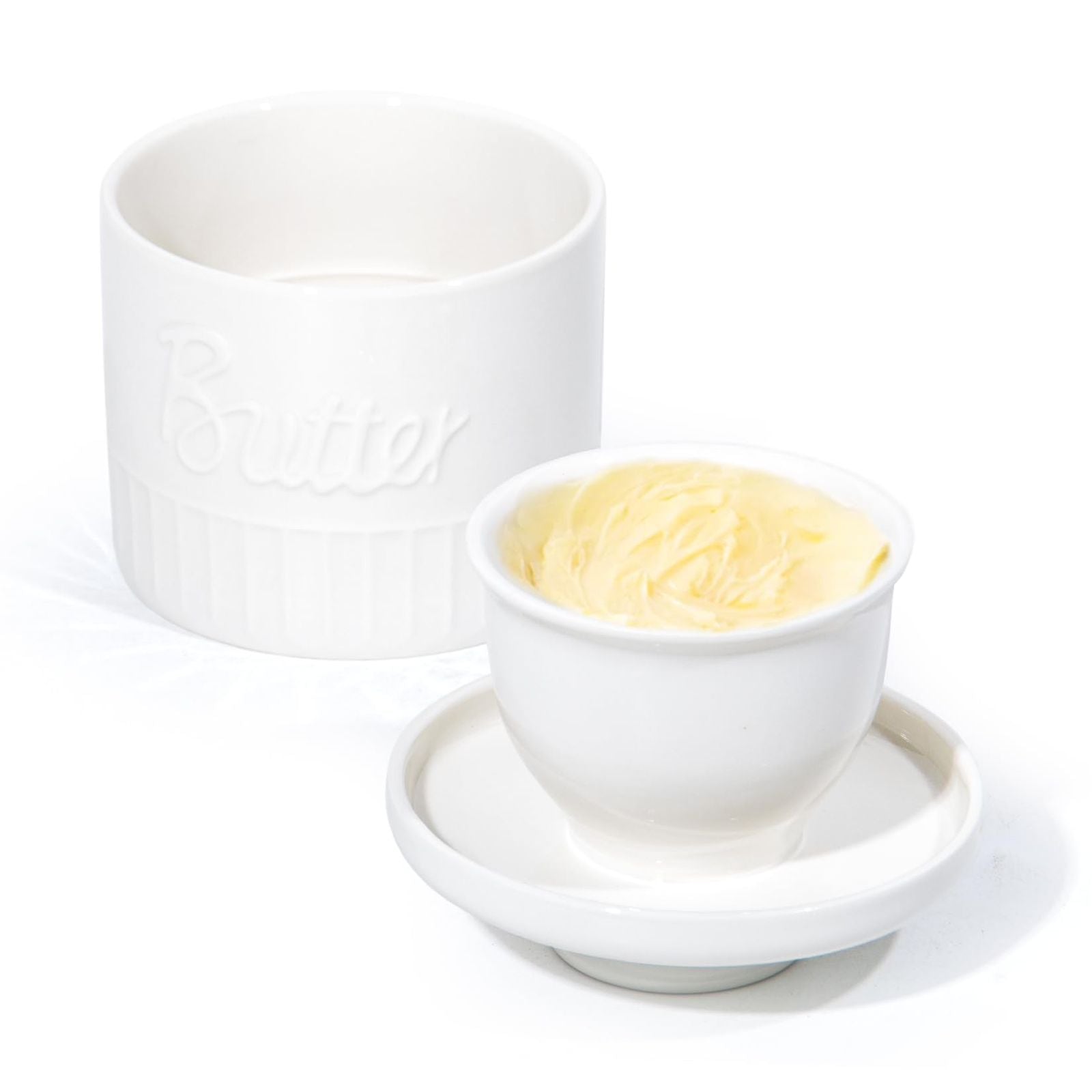 Medium Butter Bowl Container with Lid - Diqqawi Plates
