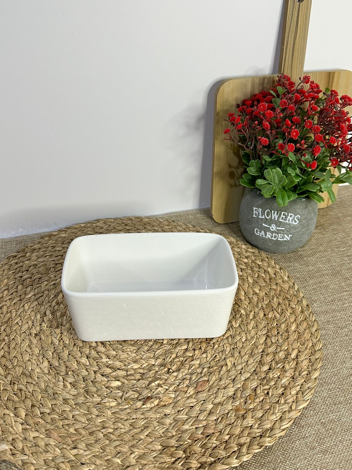 Rectangular Porcelain Container Bowl - Diqqawi Plates