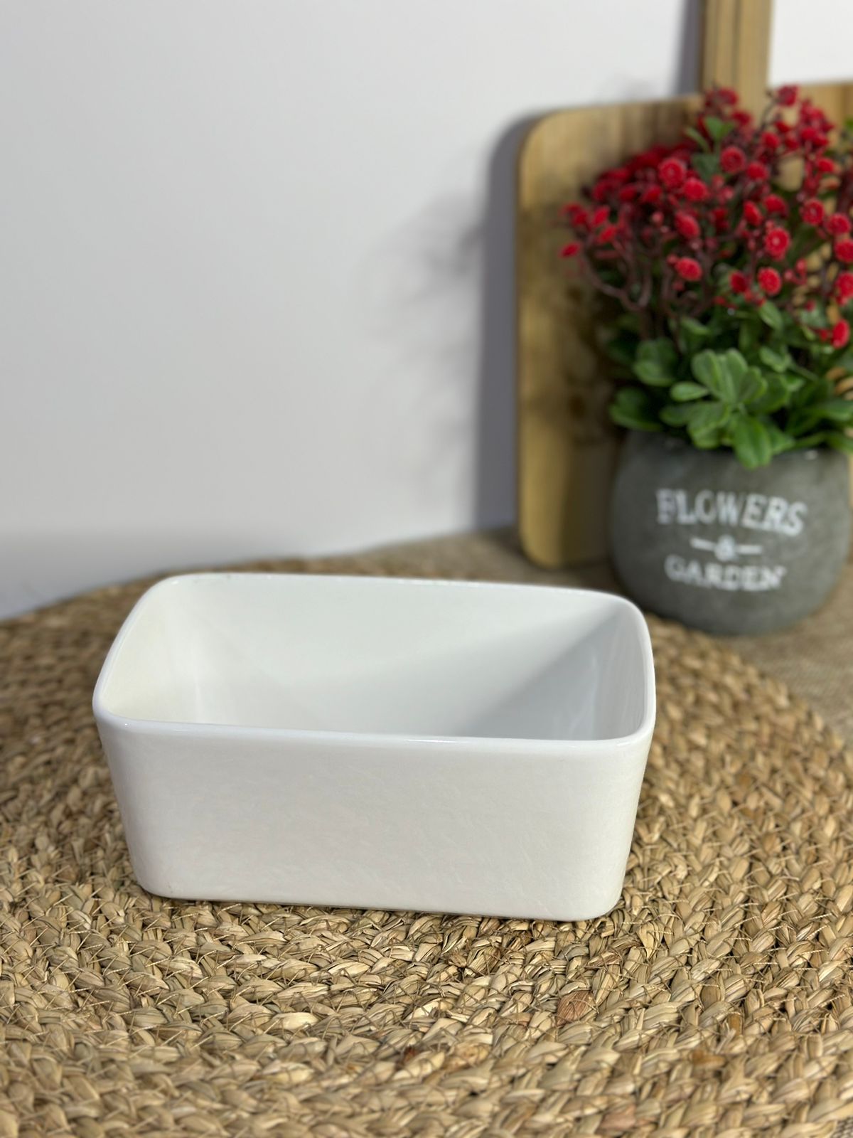 Rectangular Porcelain Container Bowl - Diqqawi Plates