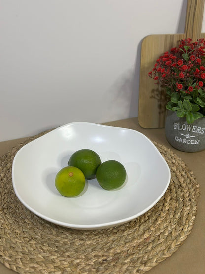 Large Porcelain wavy Dish Bowl styl14 - Diqqawi Plates