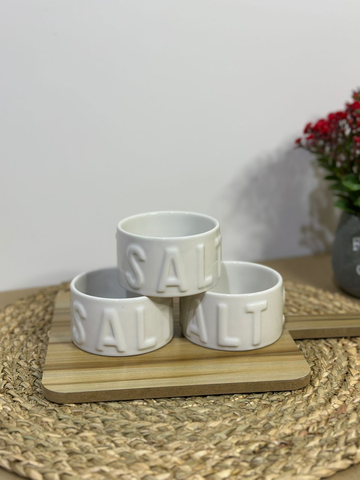 Small Salt Porcelain Bowl Container - Diqqawi Plates