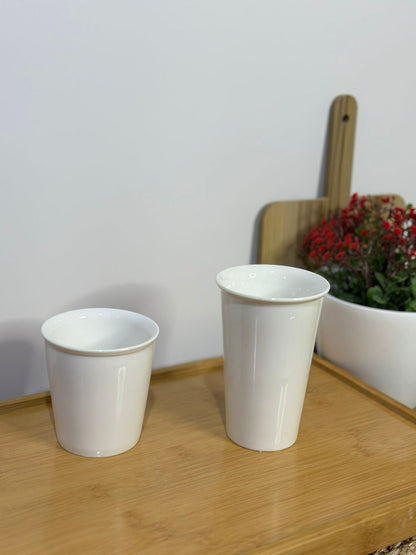 High Quality double wall Porcelain Mug Cup for Cappuccino Milk tea - Diqqawi Plates