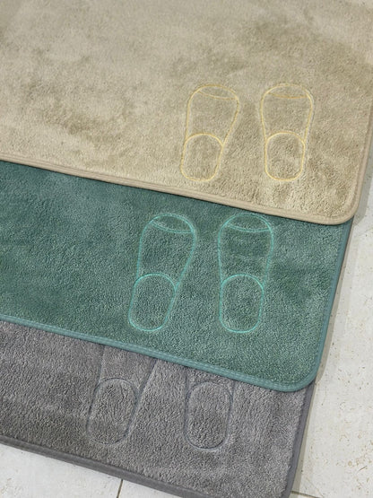 Indoor Non Slip Door Mat-Mint Feet - Diqqawi Plates