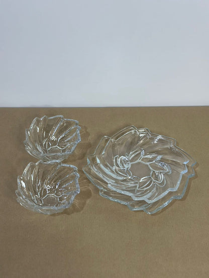 4 pcs Glass Serving set - Diqqawi Plates