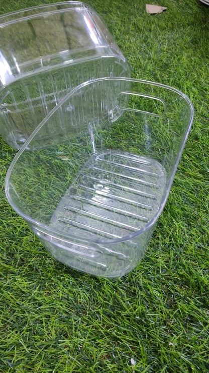 Transparent storage container styl2 - Diqqawi Plates
