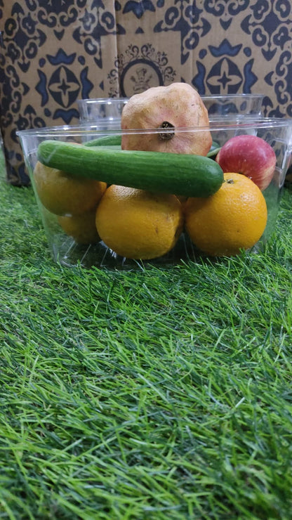 Transparent storage container styl2 - Diqqawi Plates