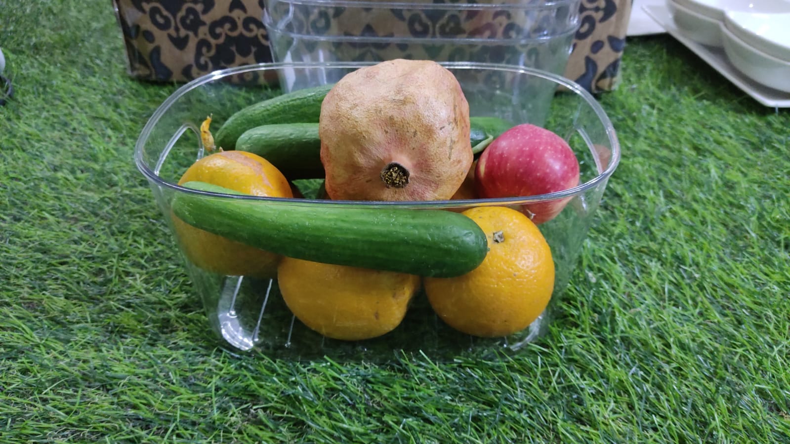 Transparent storage container styl2 - Diqqawi Plates