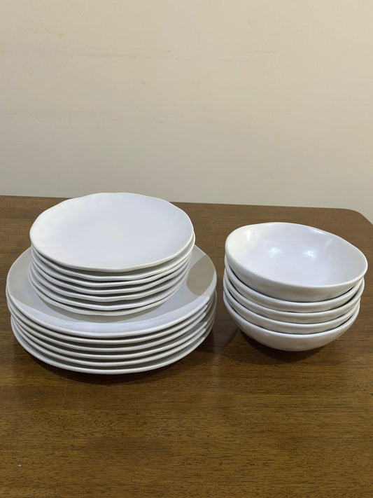 18pcs ceramic dinnerware set - Diqqawi Plates