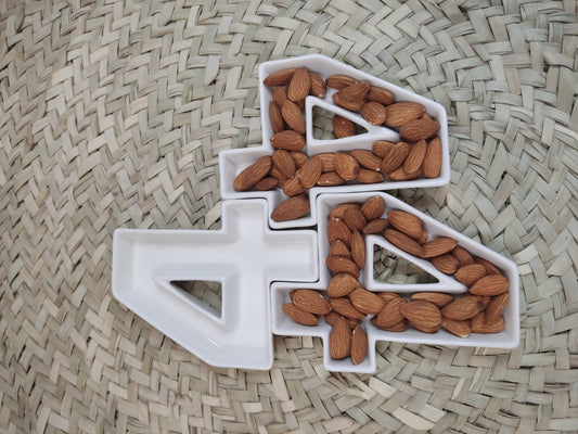 Porcelain Number 4 stylish Plate - Diqqawi Plates