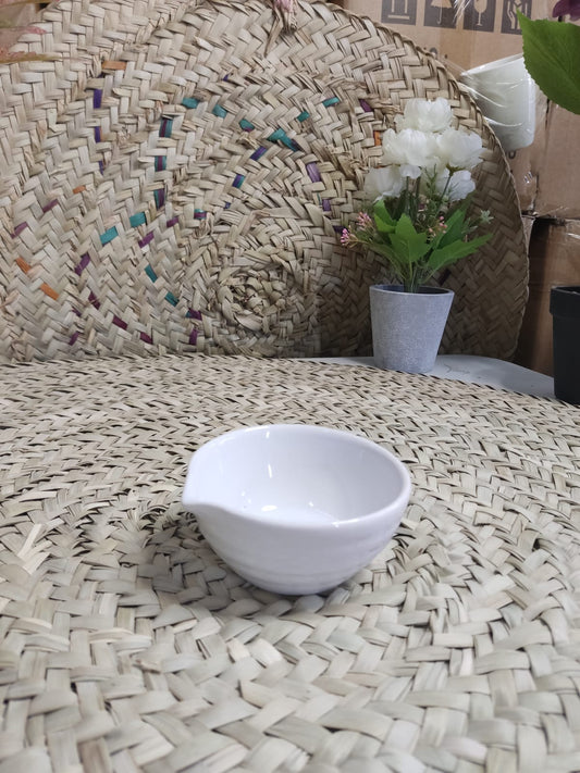 Small Porcelain Bowl 10x5cm - Diqqawi Plates