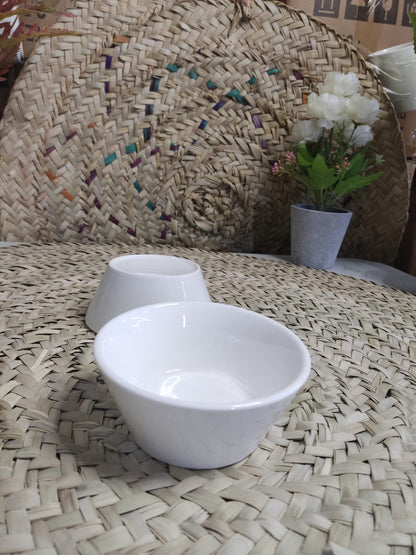 Small Porcelain Bowlfor Soup & Salad 12x5cm - Diqqawi Plates